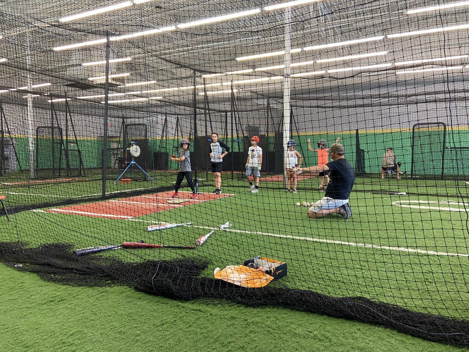 Coach working with athletes at Prospects Sports Academy